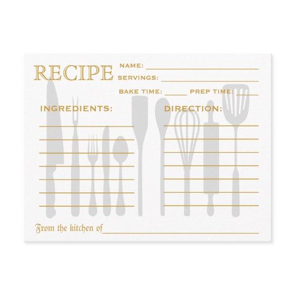 Retro Gold Confetti  Recipe