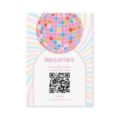 Retro Groovy 70s Disco Ball  Registry Enclosure