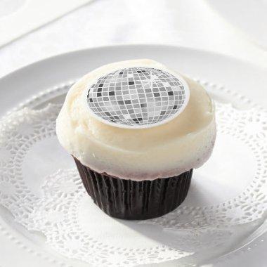Retro GROOVY Disco Ball Bridal Shower Edible Frosting Rounds