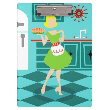 Retro Kitchen Clip Board