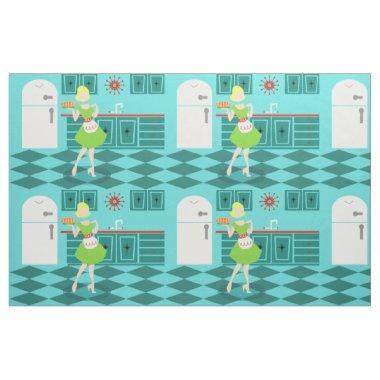 Retro Kitchen Fabric