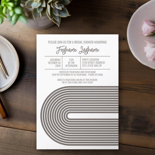 Retro Line Art  Party Champagne Color