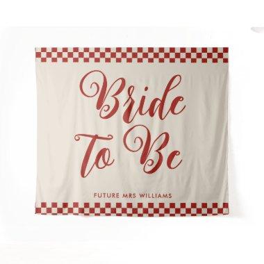 Retro Mod bride to be  Backdrop