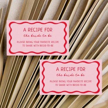 Retro Pink Red  Share A Recipe Enclosure