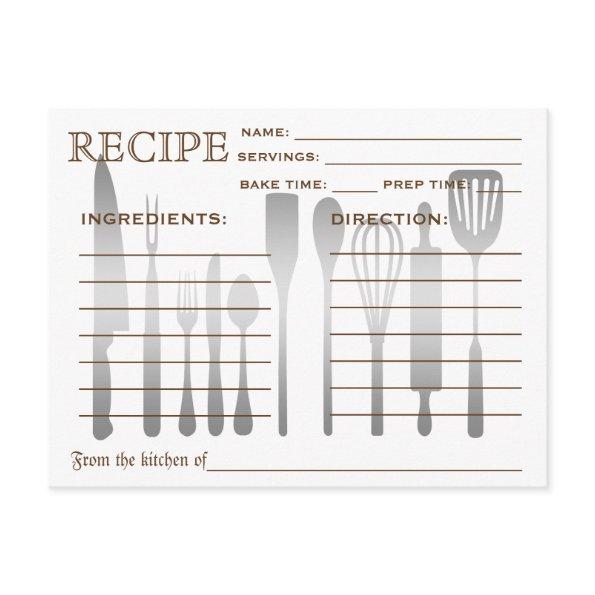 Retro Recipe  Striped