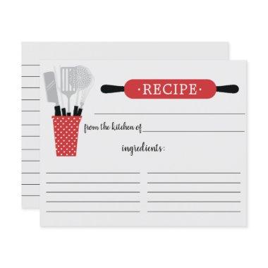 Retro Red Rolling Pin Kitchen Tools Recipe