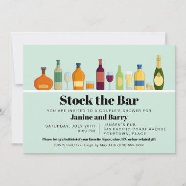 Retro Stock the Bar Party Invitations
