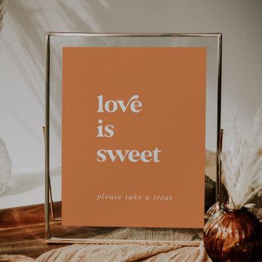 Retro Summer | Orange Love Is Sweet Wedding Sign