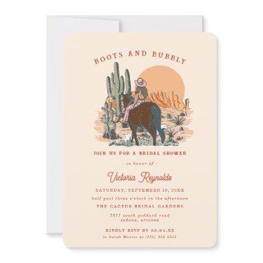 Retro Western Desert | Bridal Shower Invitations