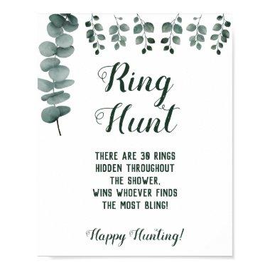 Ring Hunt Eucalyptus  Game Sign