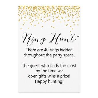 Ring Hunt Game " Sign Invitations