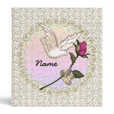 Rings Rose Wedding  binder