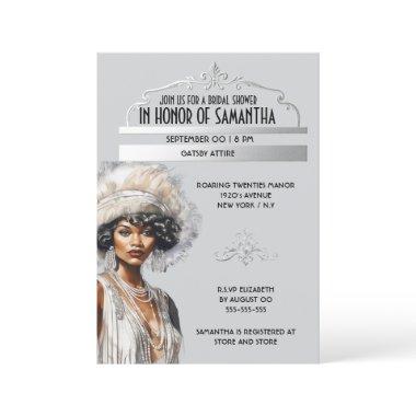 Roaring 20's african american Great Gatsby elegant