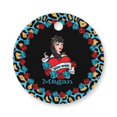 Rock a Billy Style Pin-up Favor Tags