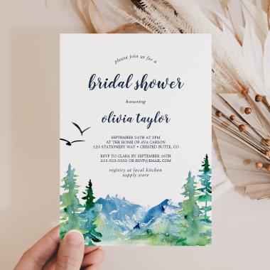 Rocky Mountain Bridal Shower Invitations