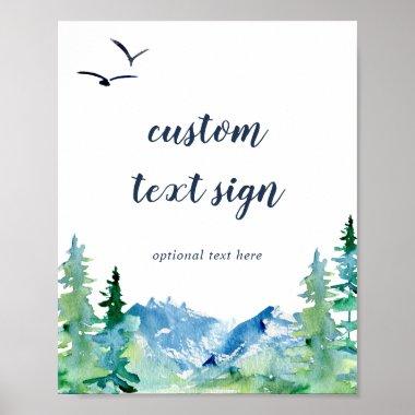 Rocky Mountain Invitations & Gifts Custom Text Sign
