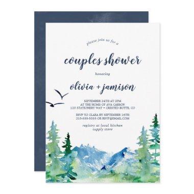 Rocky Mountain Couples Shower Invitations