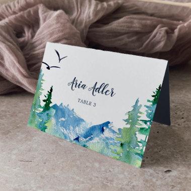 Rocky Mountain Destination Guest Name Place Invitations