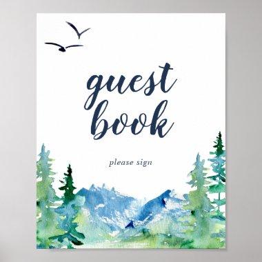 Rocky Mountain Guest Book Sign