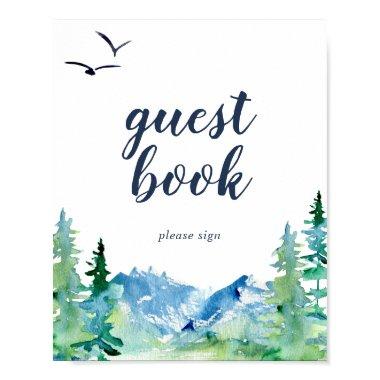 Rocky Mountain Guest Book Sign