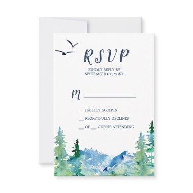 Rocky Mountain Simple RSVP Card