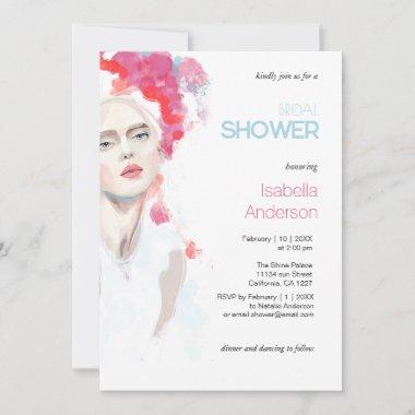 Romantic Bridal Shower Invitations