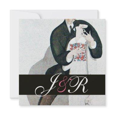 ROMANTIC BRIDE AND GROOM WEDDING PARTY MONOGRAM