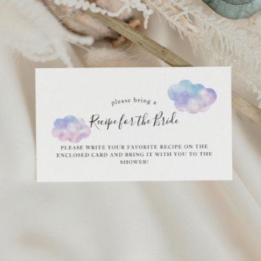Romantic Cloud  Recipe Request Enclosure