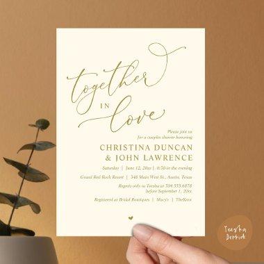 Romantic Couples Shower Party, Together In Love