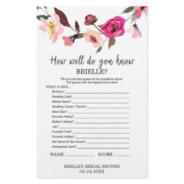 Romantic Fairytale "Do You Know The Bride" Game