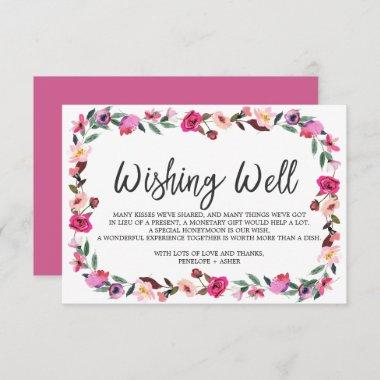 Romantic Fairytale Wreath Wedding Wishing Well Enclosure Invitations