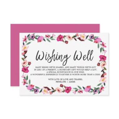 Romantic Fairytale Wreath Wedding Wishing Well Enclosure Invitations