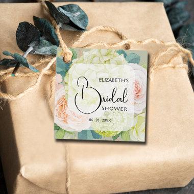 Romantic Garden Flowers  Favor Tags