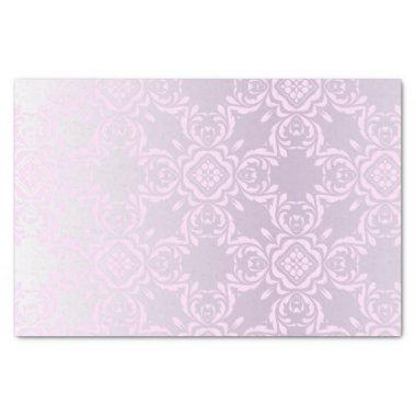 Romantic Luxury Stylish Light Pink Damask Pattern Tissue Paper