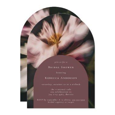 Romantic Moody Flowers Floral  Arch