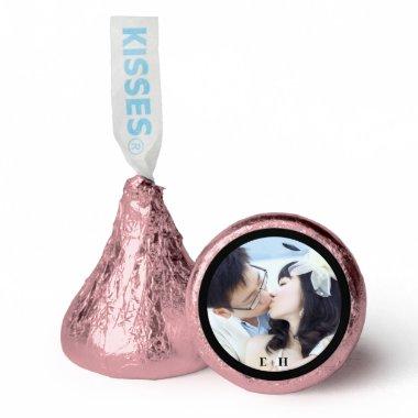 Romantic Photo and Your Initials Wedding Hershey®'s Kisses®
