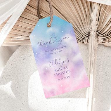Romantic Pink Purple Clouds  Gift Tags
