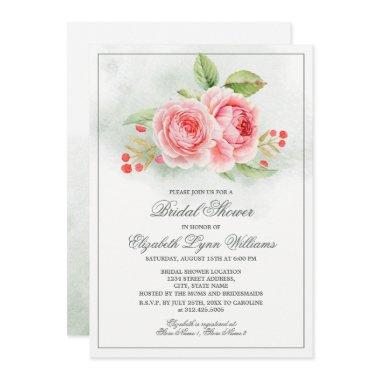 Romantic Roses Watercolor