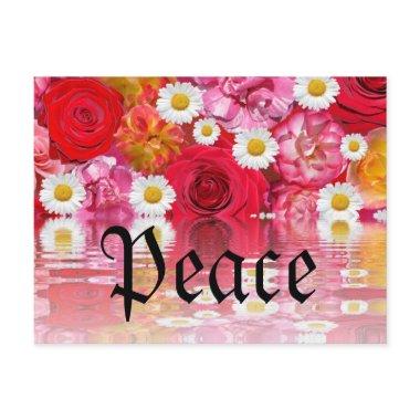 Romantic Safari Floral  Peace Destiny Invitation Post