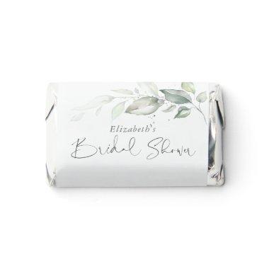 Romantic Sage Silver Greenery Bridal Shower Hershey's Miniatures
