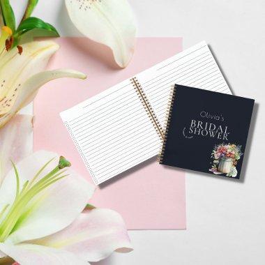 Romantic Spring Flowers Vase  Guest Notebook