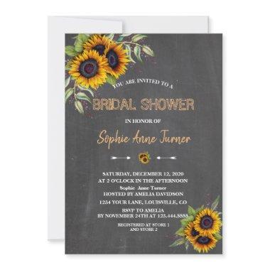 Romantic Watercolour Sunflowers Wood