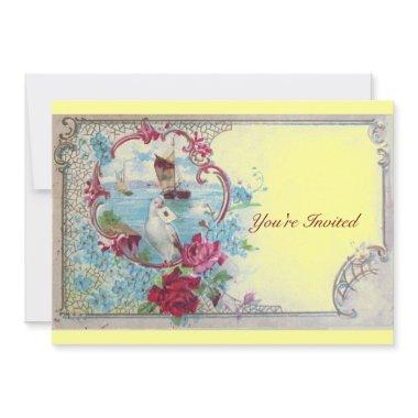ROMANTICA,Elegant Classy Wedding Party, pink blue