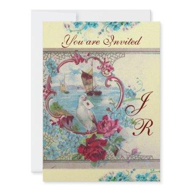 ROMANTİCA MONOGRAM White Champagne Metallic paper