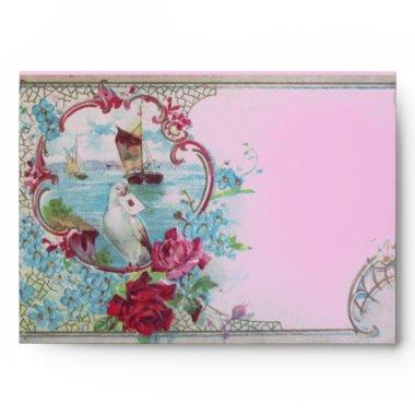 ROMANTICA. pink red blue Envelope