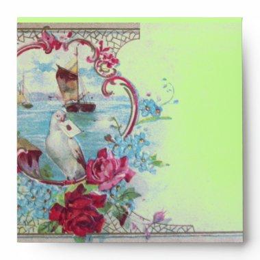 ROMANTICA pink red blue green Envelope