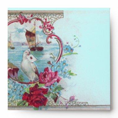 ROMANTICA pink red blue white Envelope