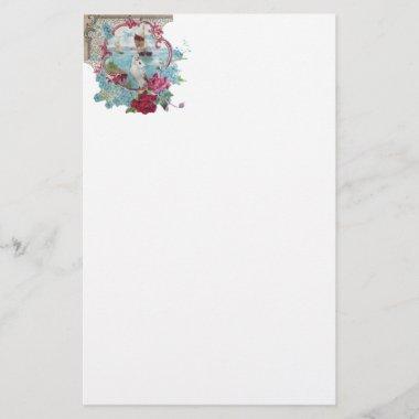 ROMANTİCA ,pink red blue white Stationery