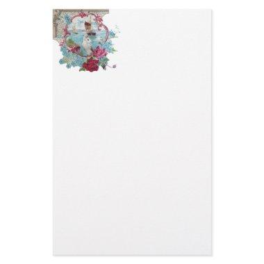 ROMANTİCA ,pink red blue white Stationery