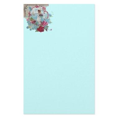 ROMANTİCA ,pink red blue white Stationery